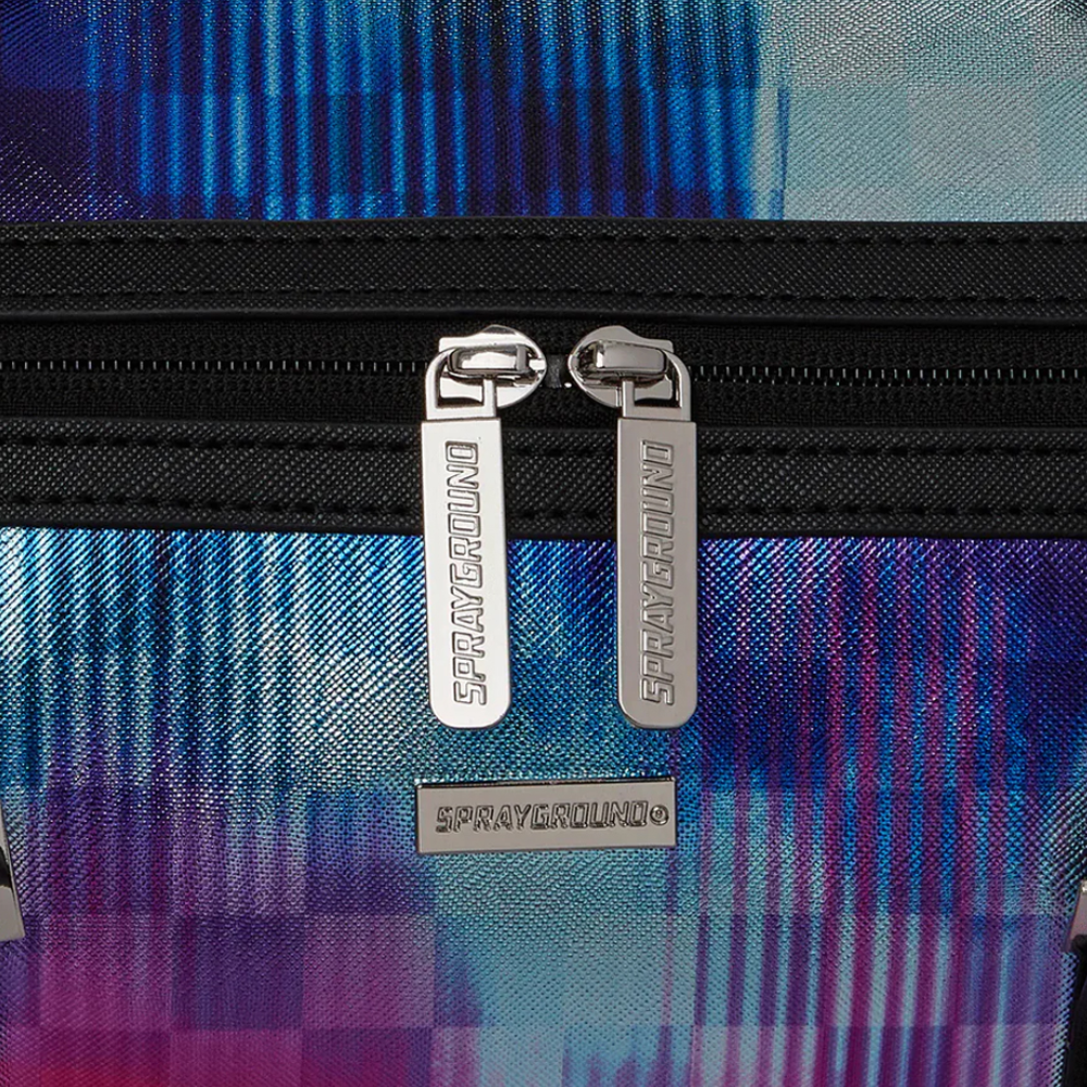 BORSA UNISEX SPRAYGROUND TYE CHECK MINI DUFFLE